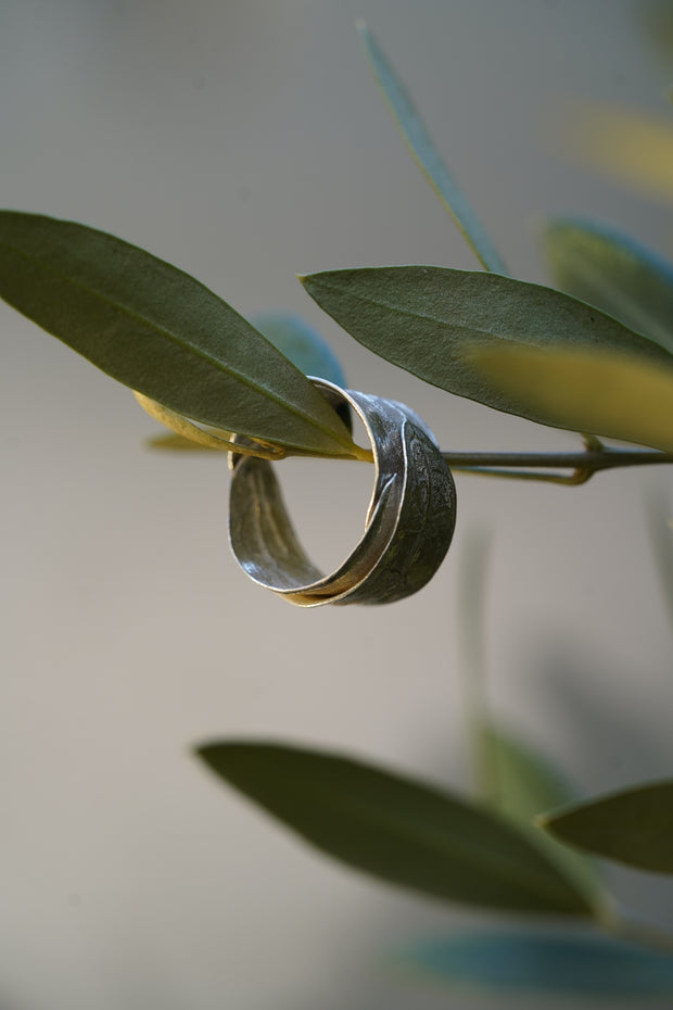 Wrap Olive Leaves Ring