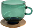 Tea Cups with Olivewood Saucer